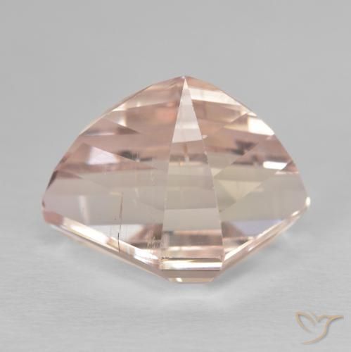 Kunzita Rosado muy claro natural de 10.02 ct, Elegante, VS