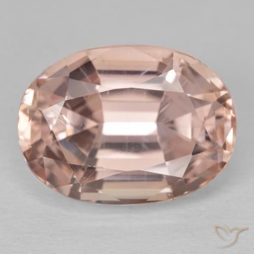 14.48ct Natural Rosado medio Kunzita, Ovalada, VS
