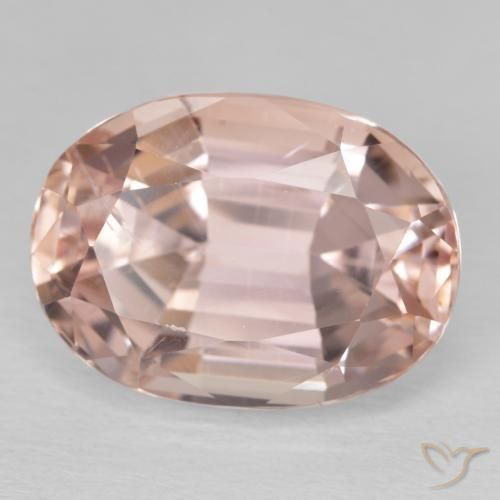 Kunzita Rosado medio natural de 14.48 ct, Ovalada, VS