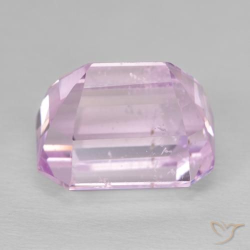 Kunzita Rosado medio natural de 13.39 ct, Corte Octágono / Esmeralda, VS