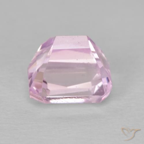 Kunzita Rosado púrpura claro natural de 3.43 ct, Corte Octágono / Esmeralda, VS