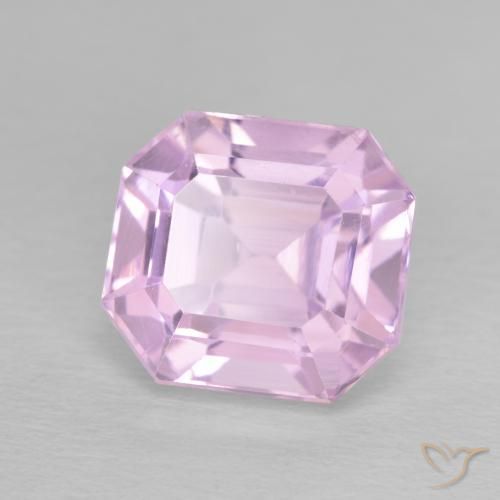 Kunzita Rosado medio natural de 6.53 ct, Corte Octágono / Esmeralda, VS