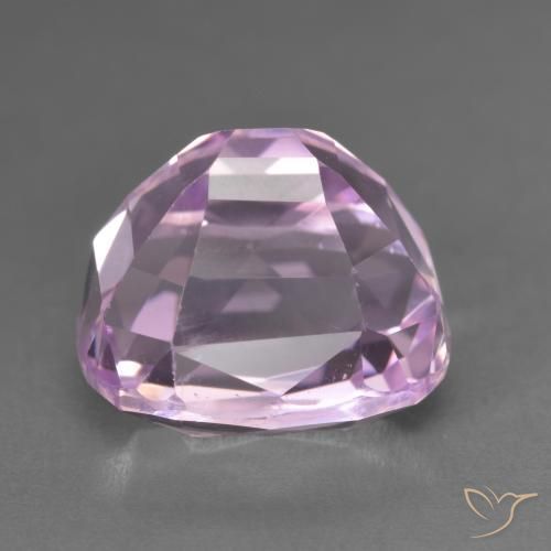 Kunzita Rosado púrpura natural de 13.31 ct, Forma Cojín, VVS-VS