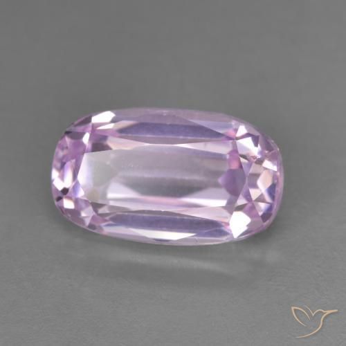 Kunzita Rosado púrpura real natural de 4.83 ct, Forma Cojín, VS