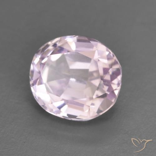 Kunzita Rosado muy claro natural de 2.62 ct, Ovalada, VVS-VS