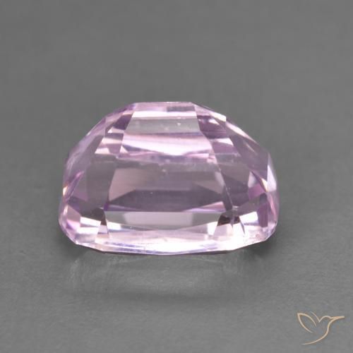 Kunzita Rosado medio natural de 4.60 ct, Forma Cojín, VVS-VS