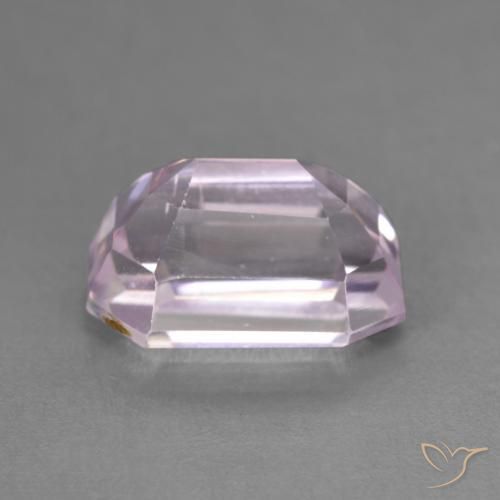 Kunzita Rosado púrpura natural de 4.66 ct, Corte Octágono / Esmeralda, VS