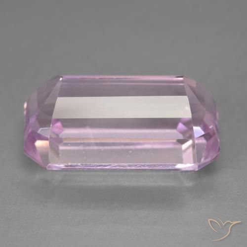 Kunzita Rosado medio natural de 22.43 ct, Corte Octágono / Esmeralda, VVS-VS