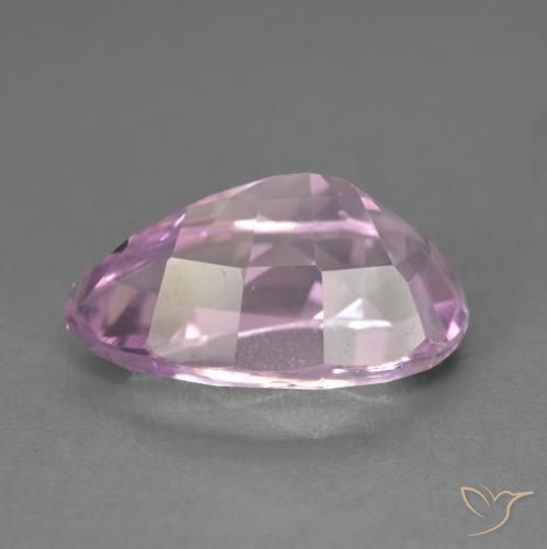 Kunzita Tono rosado cereza natural de 7.90 ct, En forma de pera, VVS-VS