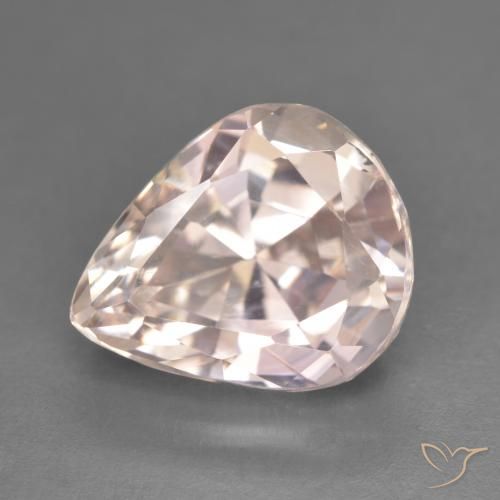 8.23ct Natural Rosado flamingo Kunzita, En forma de pera, VVS-VS