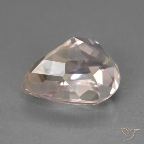 Kunzita Rosado flamingo natural de 8.23 ct, En forma de pera, VVS-VS