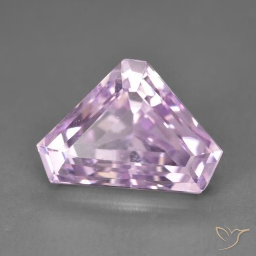 Kunzita Rosado medio natural de 9.03 ct, Elegante, VVS-VS