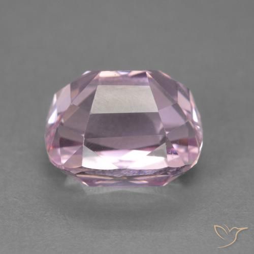 Kunzita Tono rosado cereza natural de 5.03 ct, Forma Cojín, VVS