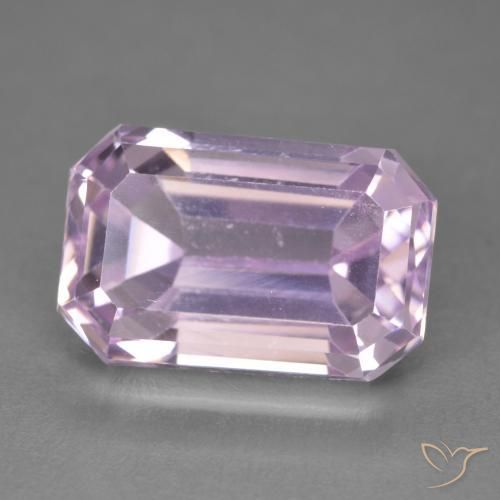 Kunzita Rosado cereza natural de 10.68 ct, Corte Octágono / Esmeralda, VVS