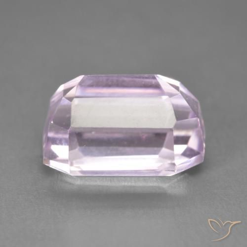 Kunzita Medium Light-Pink natural de 7.61 ct, Corte Octágono / Esmeralda, VVS
