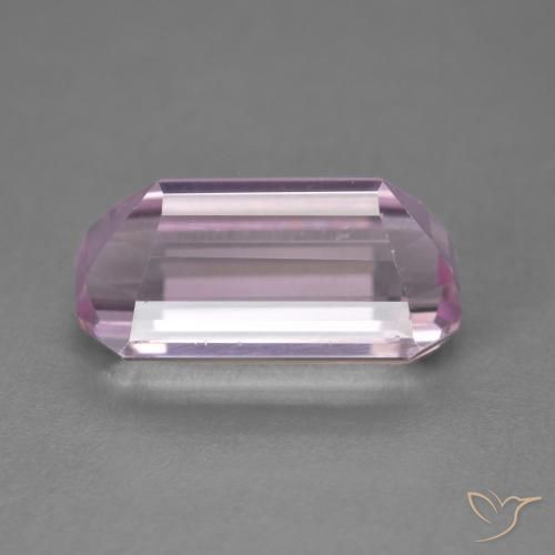 Kunzita Rosado medio natural de 6.19 ct, Corte Octágono / Esmeralda, VVS