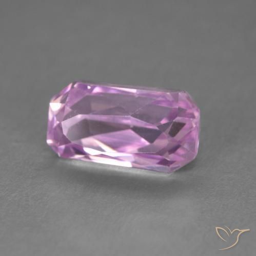 Kunzita Rosado púrpura natural de 2.49 ct, Corte Octágono / Esmeralda, VVS