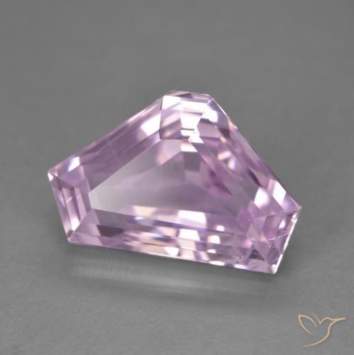 Kunzita Rosado púrpura real natural de 8.14 ct, Elegante, VS