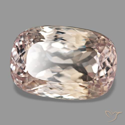 Kunzita rosa natural de 43,49 ct, corte cojín, VS