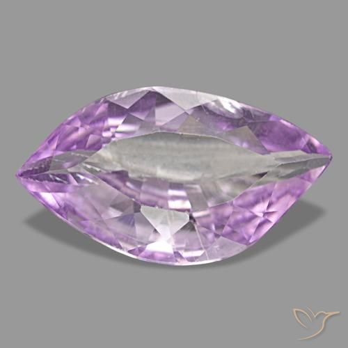Kunzita violeta natural de 7,54 ct, forma elegante, VS-SI