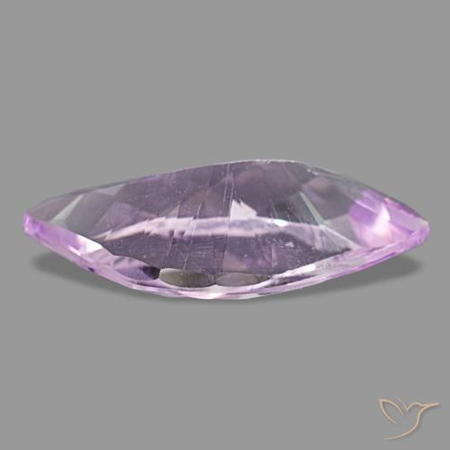 Kunzita violeta natural de 7,54 ct, forma elegante, VS-SI
