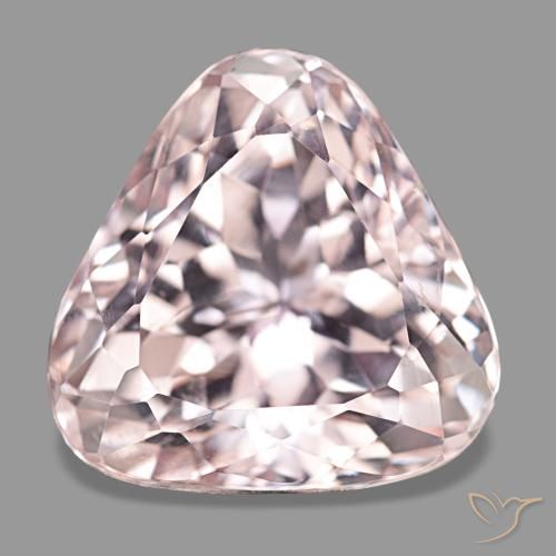 Kunzita rosa natural de 13,45 ct, trillón, VS