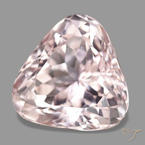 Kunzita rosa natural de 13,45 ct, trillón, VS