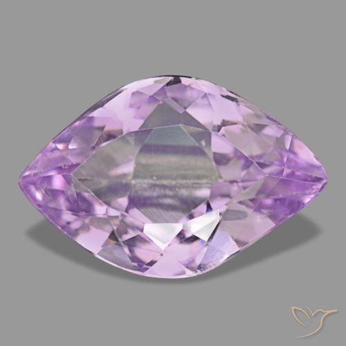 Kunzita violeta de 6,92 ct, marquesa, VS