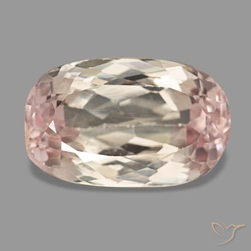 Kunzita rosa natural de 10,83 ct, corte óvalo, VS