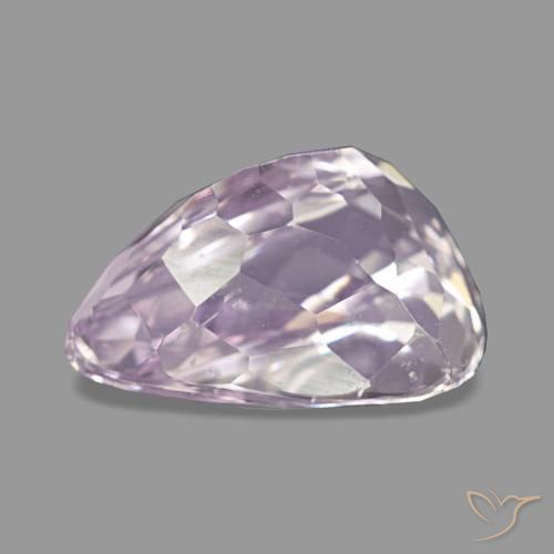 Kunzita rosa natural de 3,75 ct, en forma de pera, VS