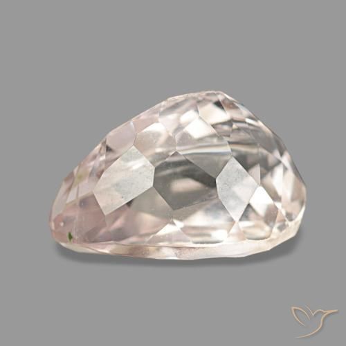 Kunzita rosa natural de 3,48 ct, en forma de pera, VS-SI