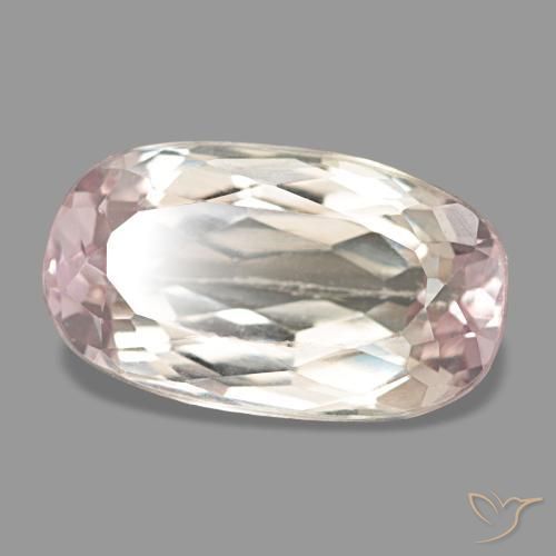 Kunzita rosa natural de 4,37 ct, corte óvalo, VS