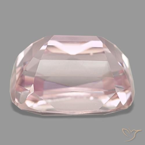 Kunzita rosa natural de 10,60 ct, corte cojín, VVS
