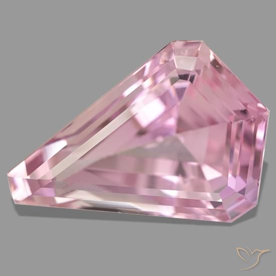 Kunzita rosa natural de 31,04 ct, forma elegante, VS