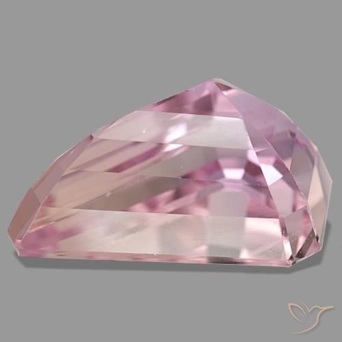 Kunzita rosa natural de 31,04 ct, forma elegante, VS