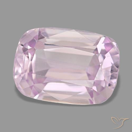 Kunzita rosa natural de 4,58 ct, corte cojín, VS
