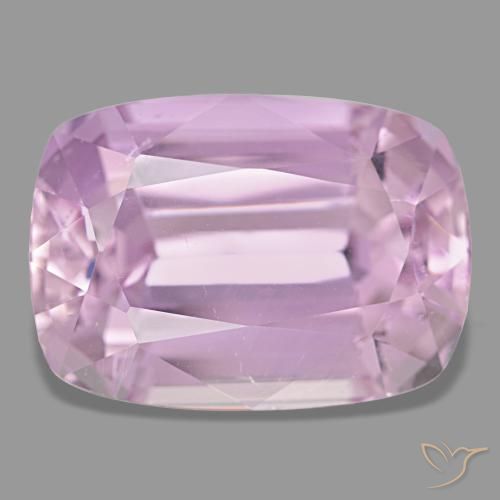 Kunzita rosa natural de 22,07 ct, corte cojín, VS
