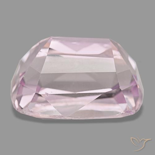 Kunzita rosa natural de 22,07 ct, corte cojín, VS