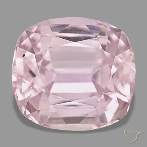 Kunzita rosa natural de 27,90 ct, corte cojín, VS