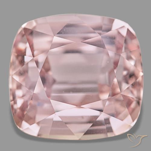 Kunzita rosa natural de 60,24 ct, corte cojín, VS