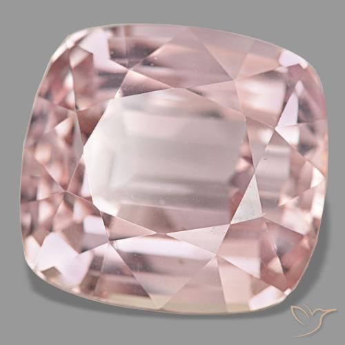 Kunzita rosa natural de 60,24 ct, corte cojín, VS