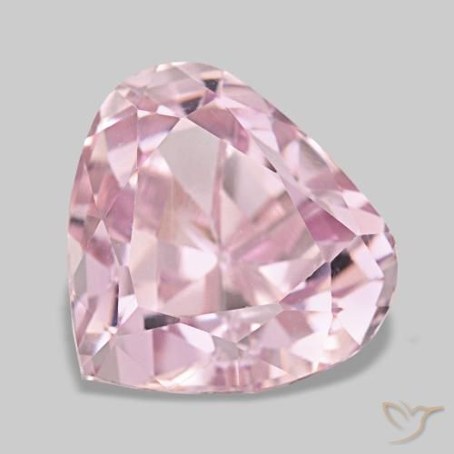 Kunzita rosa natural de 13,91 ct, en forma de pera, VS