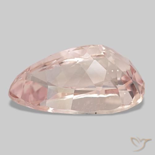 Kunzita rosa natural de 23,91 ct, en forma de pera, VS