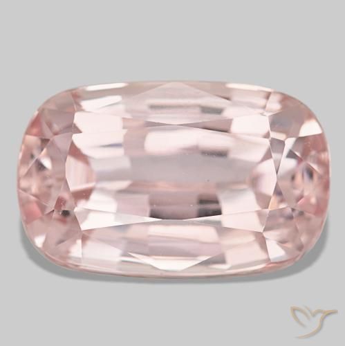 Kunzita rosa natural de 16,22 ct, corte cojín, VVS-VS