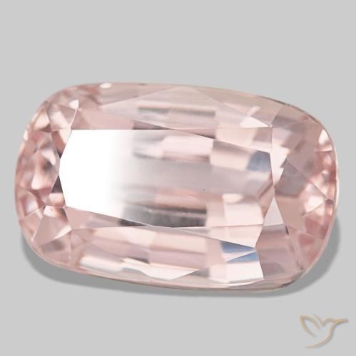 Kunzita rosa natural de 16,22 ct, corte cojín, VVS-VS