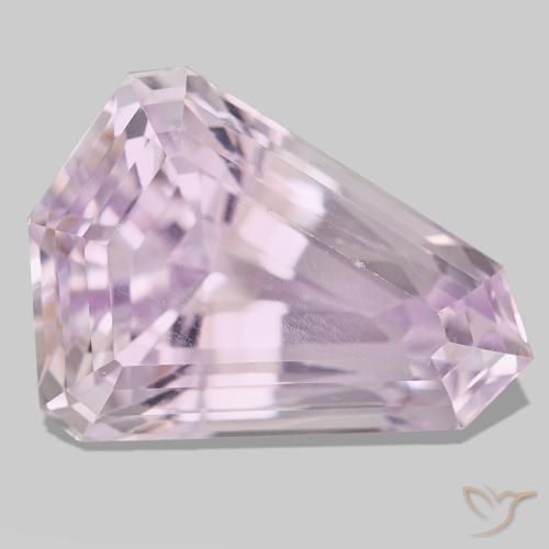 Kunzita rosa natural de 52,79 ct, forma elegante, VS