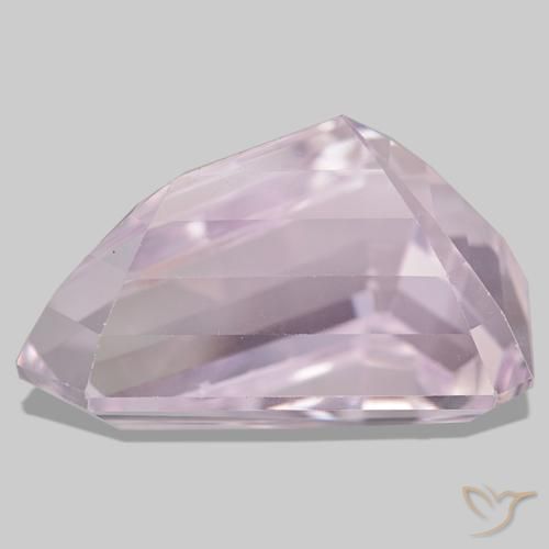 Kunzita rosa natural de 52,79 ct, forma elegante, VS