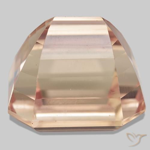 Kunzita rosa natural de 77,76 ct, corte esmeralda, VS