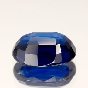Cianita azul natural de 3,53 ct, corte óvalo, SI