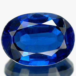 Cianita azul natural de 1,90 ct, corte óvalo, VS-SI